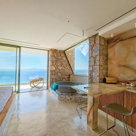 Deep Blue In Messinia 빌라 베르가켈라마타